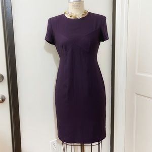 Liz Claiborne Deep Plum Sheath Dress